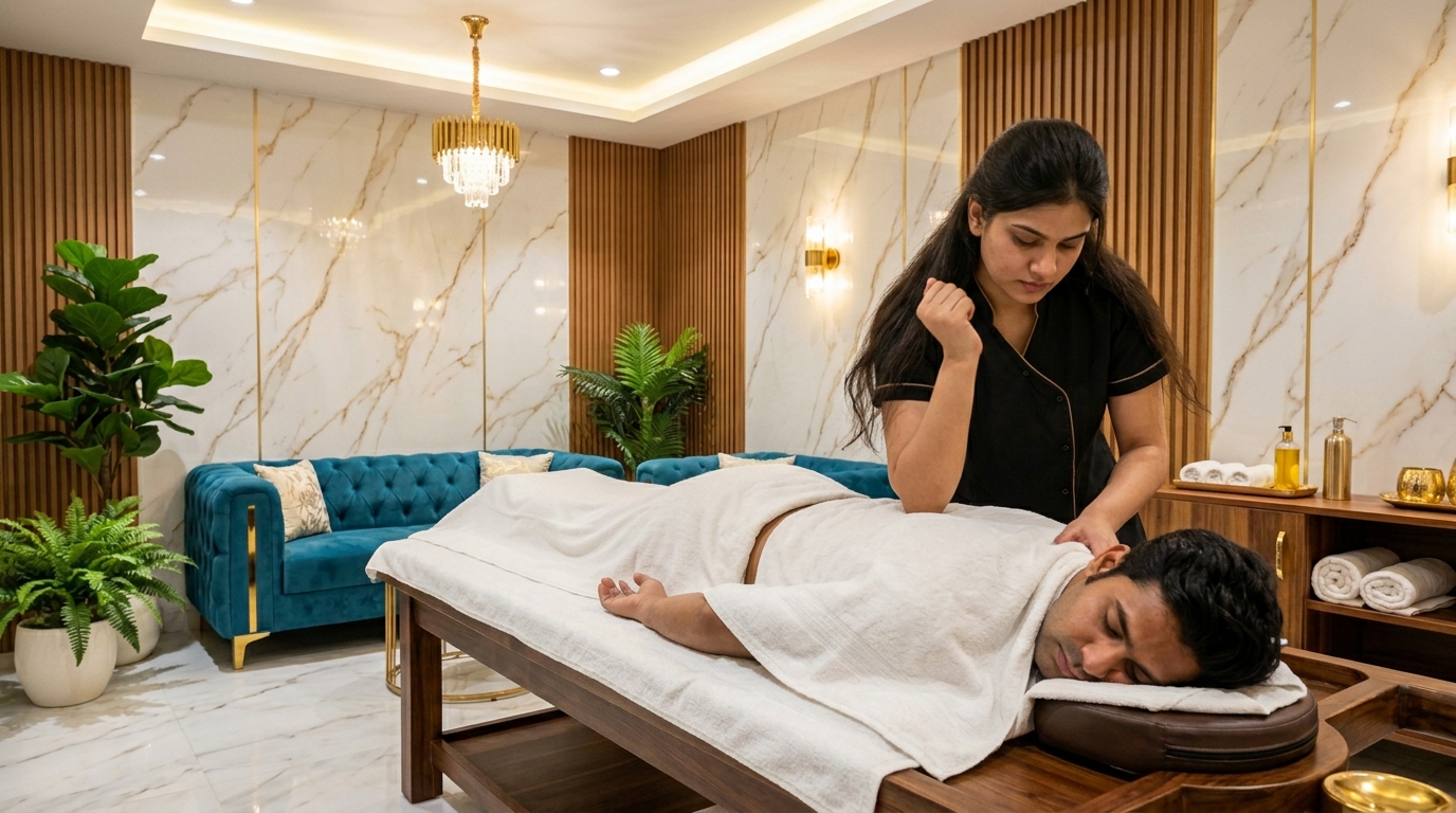 Deep Tissue Massage in Moosapet at Lavitro Wellness Spa